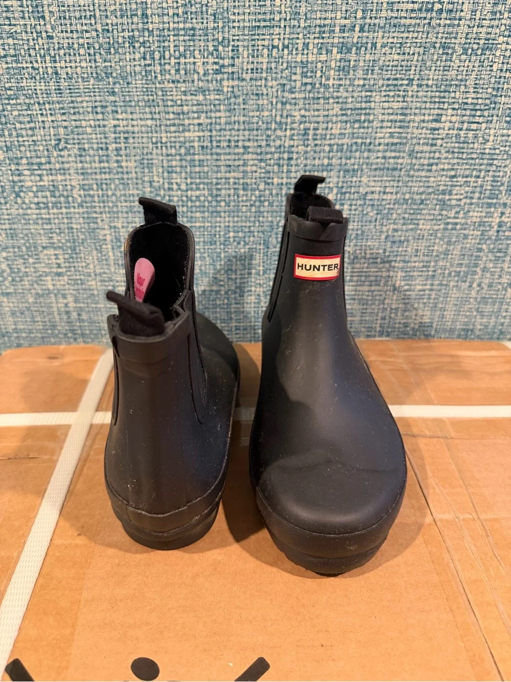Hunter Black Chelsea Waterproof Short Rain Boots
